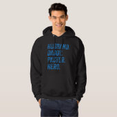 Veste À Capuche Cadeau d'appréciation drôle pour mari papa pasteur (Devant entier)