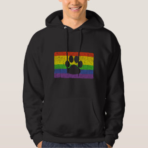 Veste À Capuche Cadeau de drapeau arc-en-ciel LGBT Fierté Gay Furr