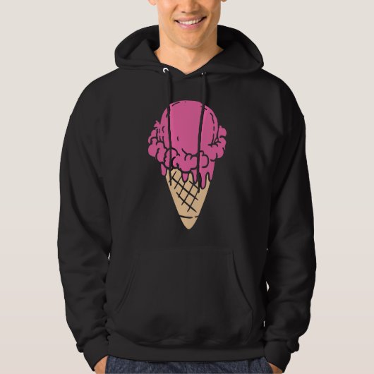Veste À Capuche Cadeau de glace (Devant)