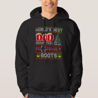 Veste À Capuche Cadeau de Noël Papa du Monde Né en Norvège