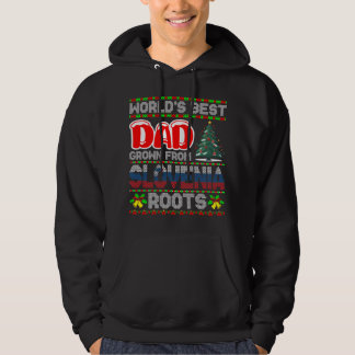 Veste À Capuche Cadeau de Noël Papa du Monde Né en Slovénie