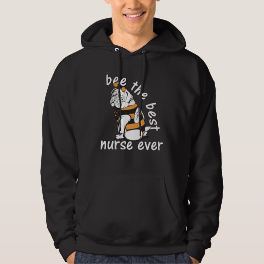 Veste À Capuche Cadeau d'infirmière pour carlin Lover (Devant)