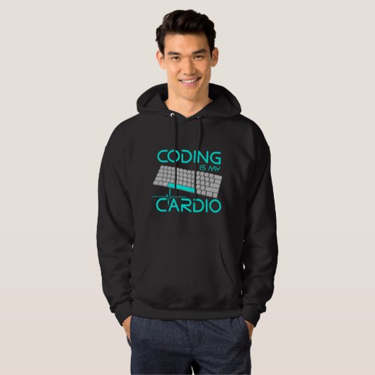 Veste À Capuche Cadeau drôle pour ingénieur logiciel - Le codage e (Devant entier)