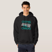 Veste À Capuche Cadeau drôle pour ingénieur logiciel - Le codage e (Devant entier)