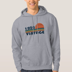 Veste À Capuche Cadeau personnalisé vintage 65e anniversaire
