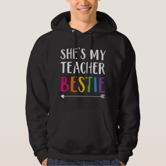 Veste À Capuche Cadeau pour meilleure amie enseignante Elle est ma