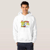 Veste À Capuche Cadeaux d'agilité Samoyé (Devant entier)