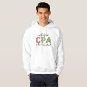 Veste À Capuche Cadeaux de comptabilité publique certifiés CPA (Devant entier)