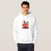 Veste À Capuche Cadeaux de la Saint-Valentin Pitbull (Devant entier)