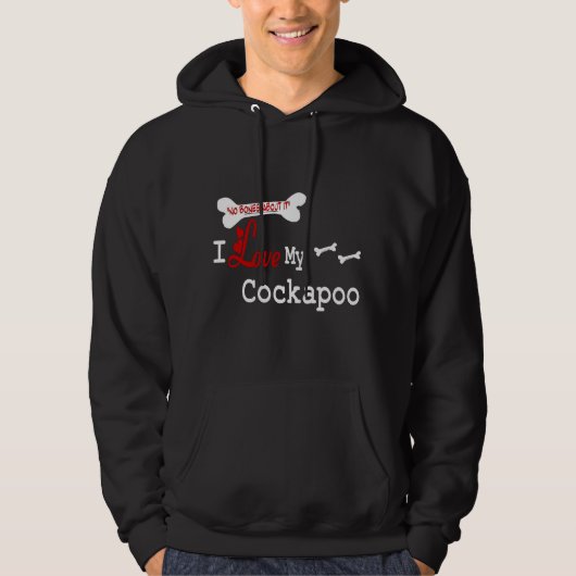 Veste À Capuche Cadeaux pour les amateurs de Cockapoo (Devant)