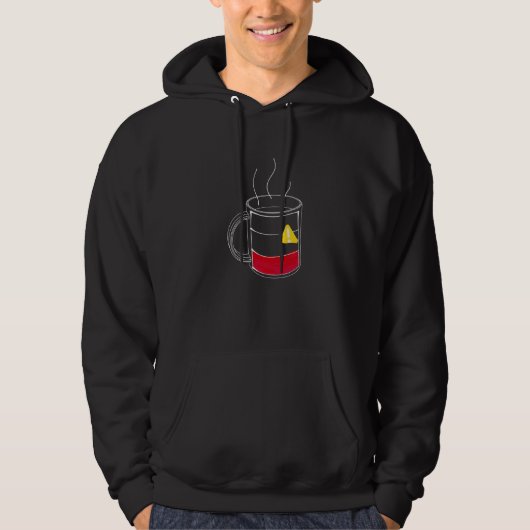 Veste À Capuche Café Critique faible (Devant)