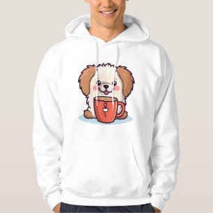 Veste À Capuche Café Kawaii Paws