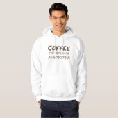 Veste À Capuche Café L'algorithme ultime Drôle de programmeur (Devant entier)