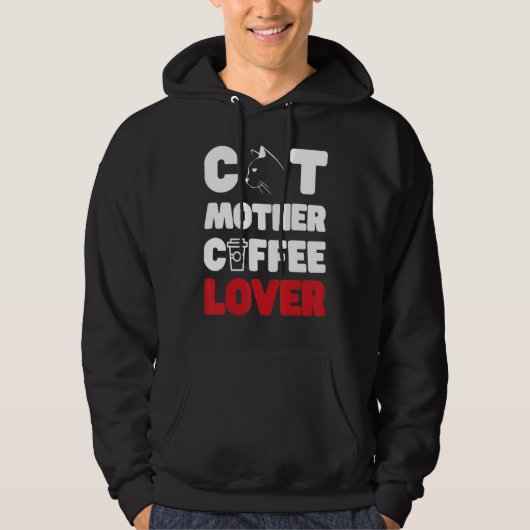 Veste À Capuche Café Mère Cat (Devant)