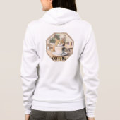 Veste À Capuche Café Occupé Cute Chat (Dos)