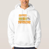 Veste À Capuche Café & Soleil – Matinée Positive (Devant)
