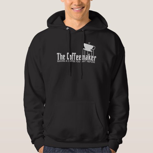 Veste À Capuche Caféicultrice à faire un café ne peut pas refuser (Devant)