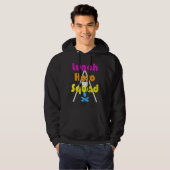 Veste À Capuche Cafétéria de l'équipe de paniers-repas de l'école (Devant entier)