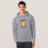 VESTE À CAPUCHE CAFFEINE DE CORGI FUELED! (Devant entier)