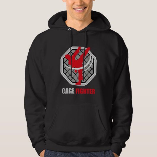 Veste À Capuche Cage Fighter MMA Knockout (Devant)