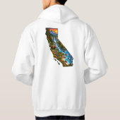 Veste À Capuche California à capuche (Dos)