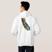 Veste À Capuche California à capuche (Dos entier)