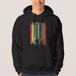 Veste À Capuche California Skyline City Pride Accueil Amour Vintag