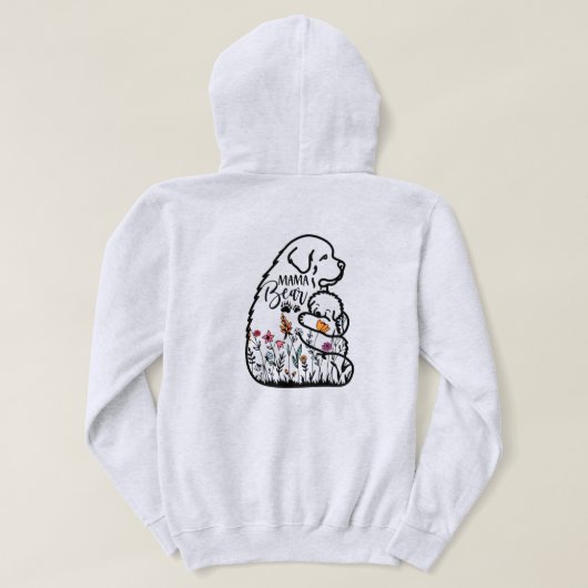 Veste À Capuche Câlins d'ours (Design dos)