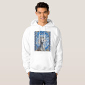 Veste À Capuche Calligraphie arabe cheval (Devant entier)