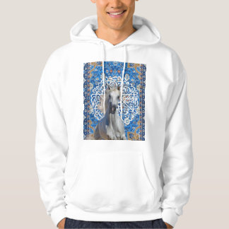 Veste À Capuche Calligraphie arabe cheval