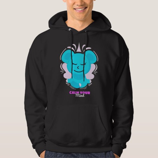 Veste À Capuche Calmez votre esprit (Devant)