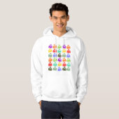 Veste À Capuche Caméras colorés (Devant entier)