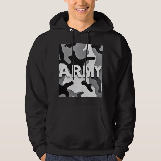 Veste À Capuche Camo Armée Urbaine (Devant)