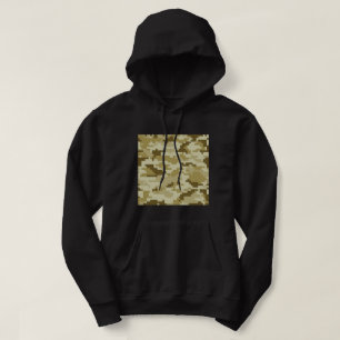 Veste À Capuche Camouflage 8 bits pour désert numérique / Camo
