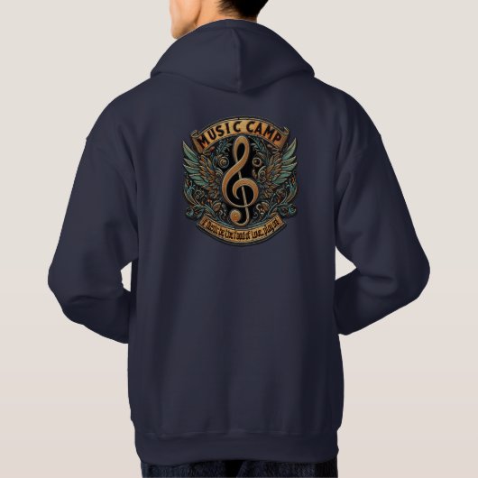 Veste À Capuche Camp de musique (Dos)