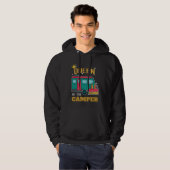 Veste À Capuche Camper  Camping Queen Themed Apparel (Devant entier)