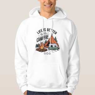 Veste À Capuche Camping cool Feu de camp Moderne