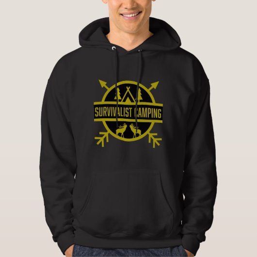 Veste À Capuche Camping Survivalist (Devant)