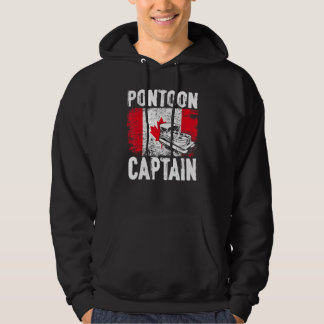 Veste À Capuche Canada Flag Patriotic Boat Captain Canadian Pontoo