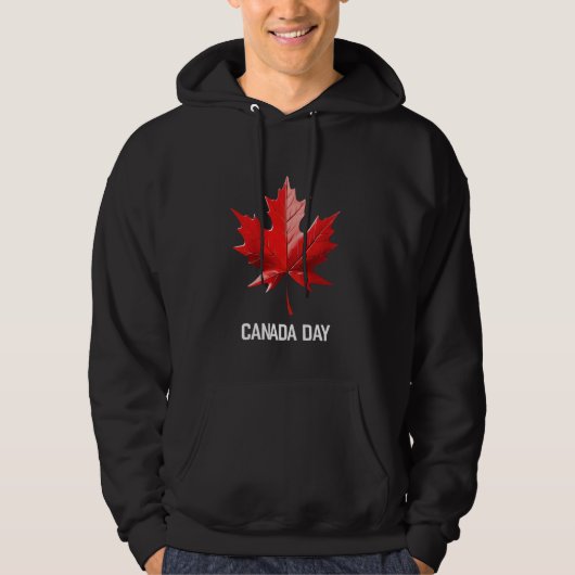 Veste À Capuche Canada Maple Leaf (Devant)
