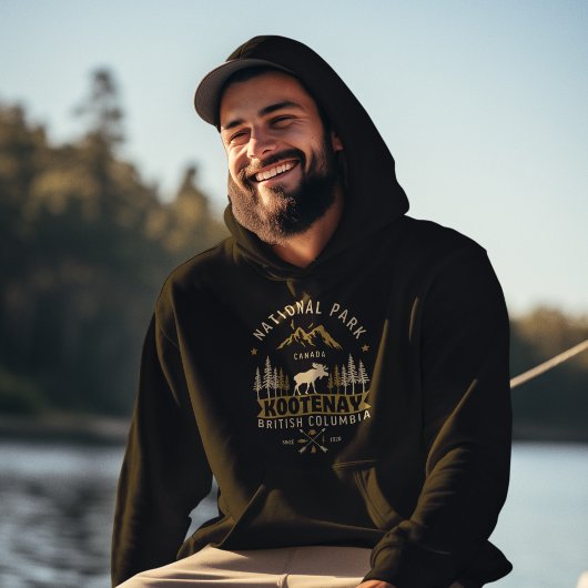 Veste À Capuche Canadian Landscape of Kootenay National Park