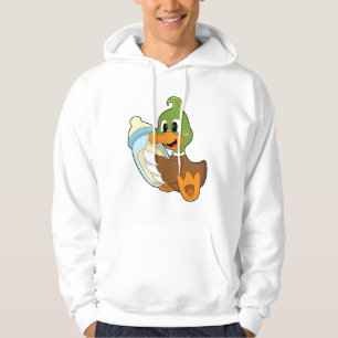Veste À Capuche Canard avec bouteille de lait
