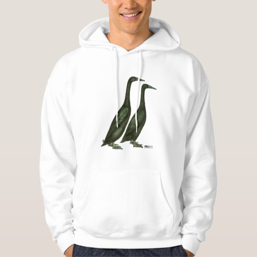 Veste À Capuche Canards noirs (Devant)
