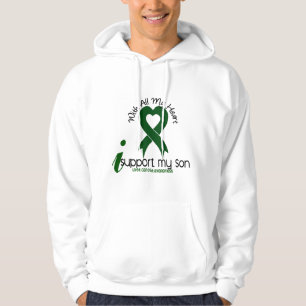 Veste À Capuche CANCER de FOIE je soutiens mon fils