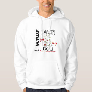 Veste À Capuche Cancer de poumon JE PORTE la PERLE POUR MON PAPA