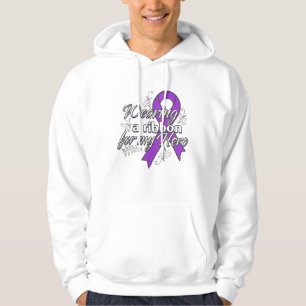 Veste À Capuche Cancer d'ESSENTIEL portant un ruban pour mon héro