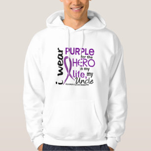 Veste À Capuche Cancer pancréatique pour mon héros mon oncle 2