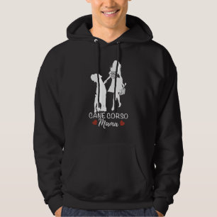Veste À Capuche Cane Corso Mama Curvy Femme avec Mastiff Italien
