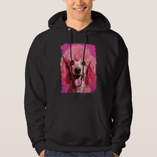 Veste À Capuche Caniche rose (Devant)