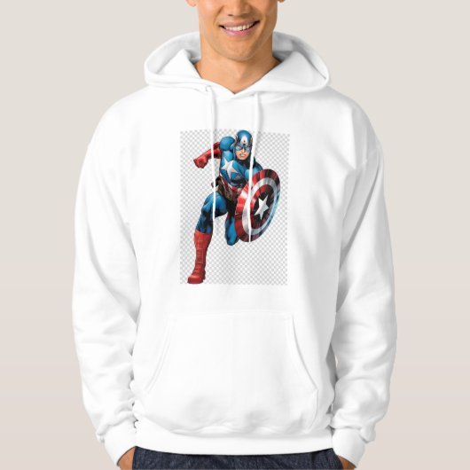 Veste À Capuche Capitaine amérique (Devant)
